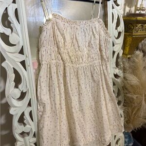 Free people Floral Cream Sundress